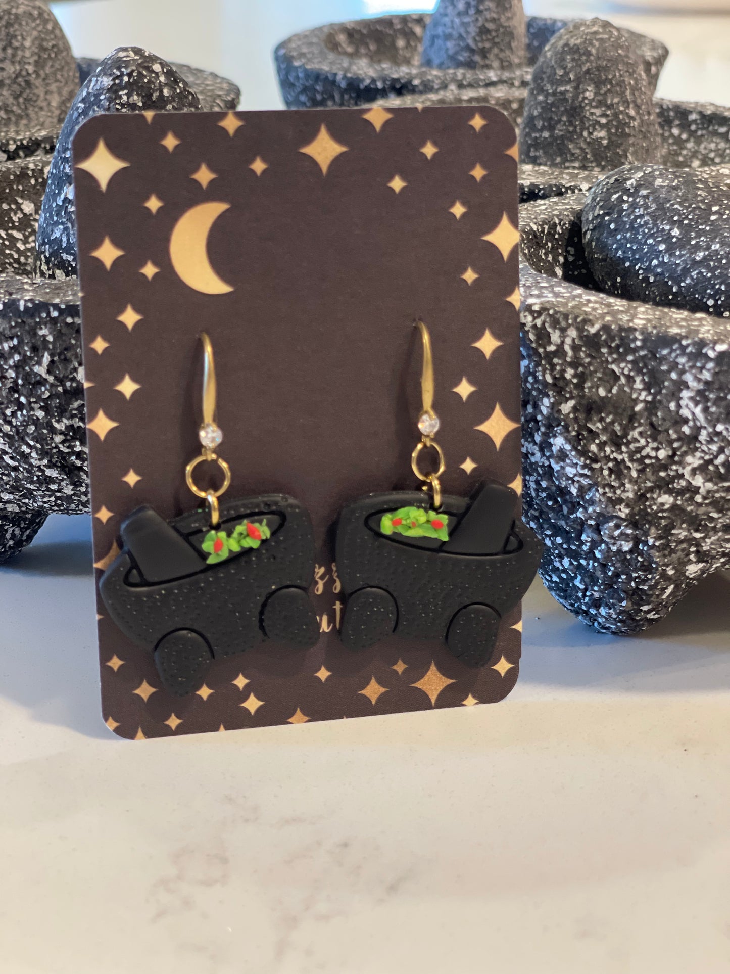 Molcajete earrings