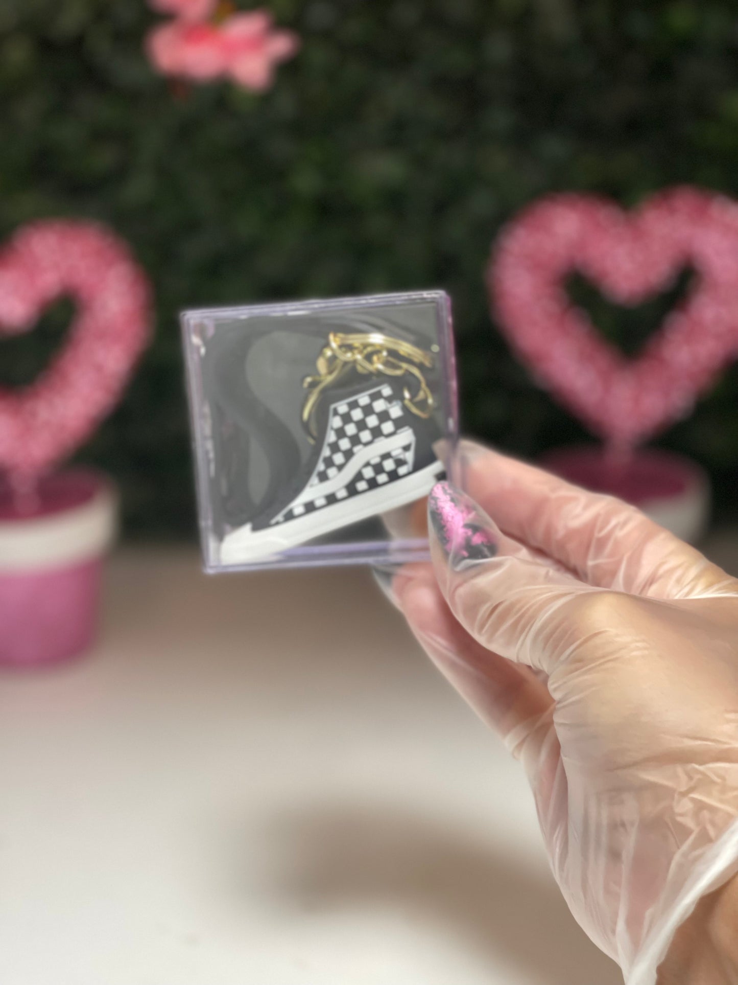 Skater shoe keychain